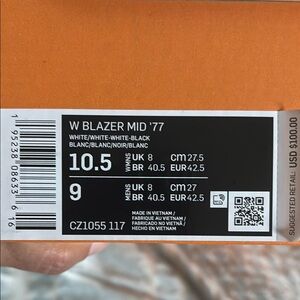 Nike White Athletic Shoes Performance